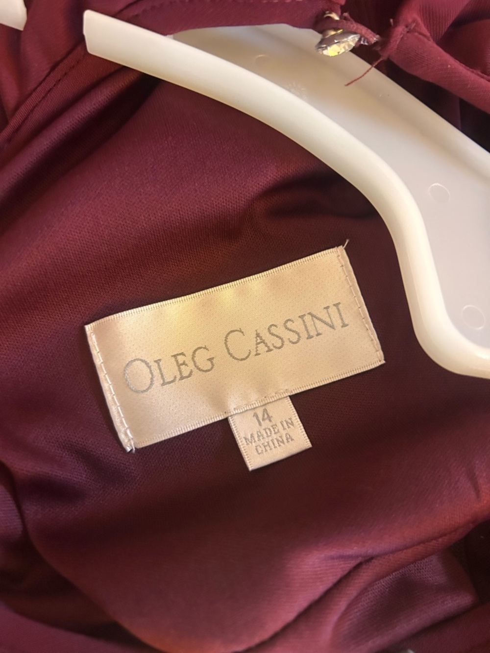 NWOT maroon floor length dress✨ - Picture 9 of 10